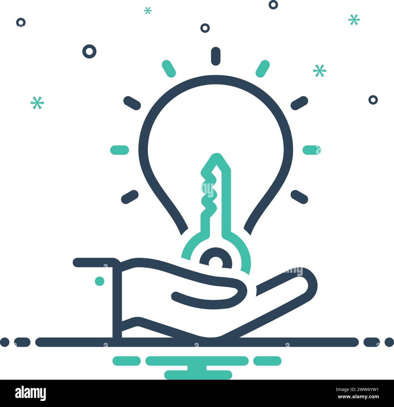 Solving key Stock Vector Images - Alamy