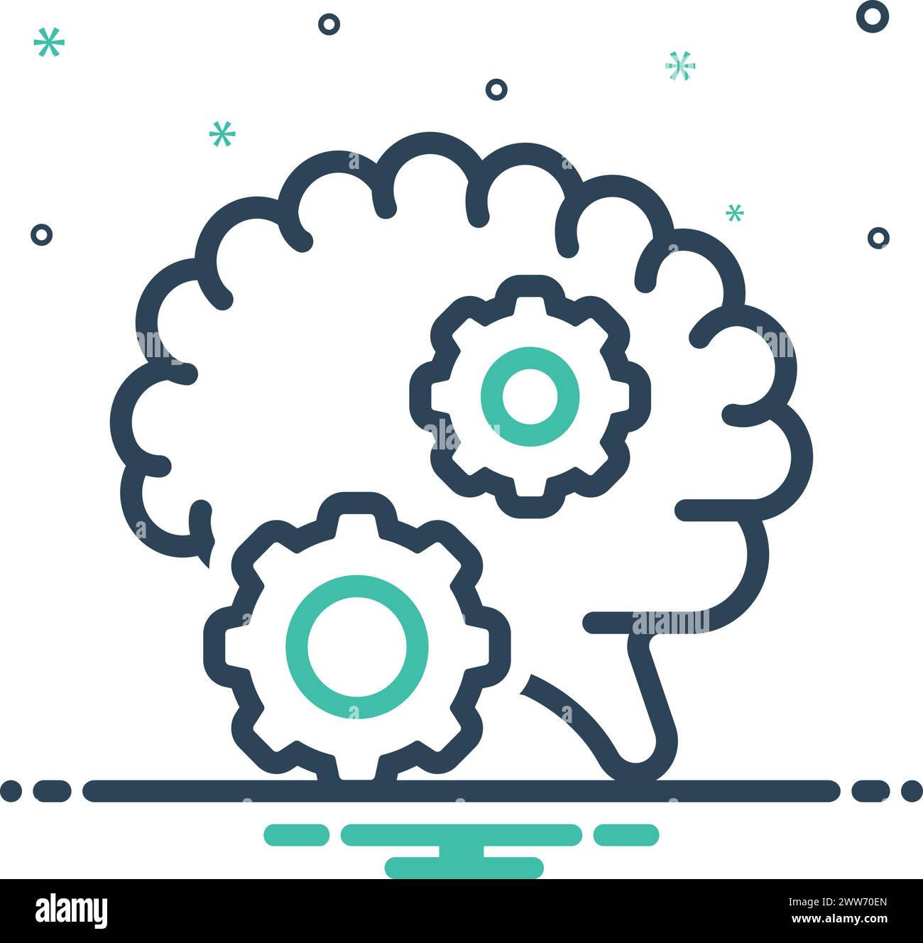 Icon for cognition, brainstorm Stock Vector Image & Art - Alamy