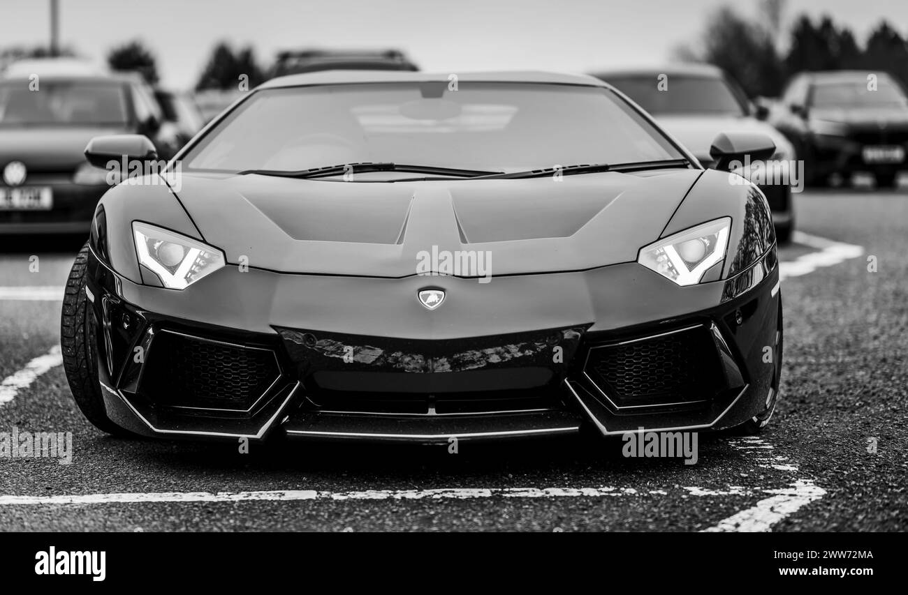 Lamborghini italian sports car Black and White Stock Photos Lamborghini italian sports car Black and White Stock Photos