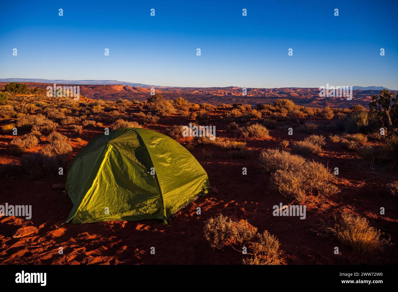 Camping in the Wilderness Near Escalante Utah Stock Photo - Alamy