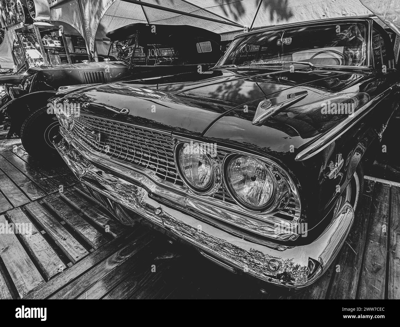 1960s ford car Black and White Stock Photos & Images - Alamy