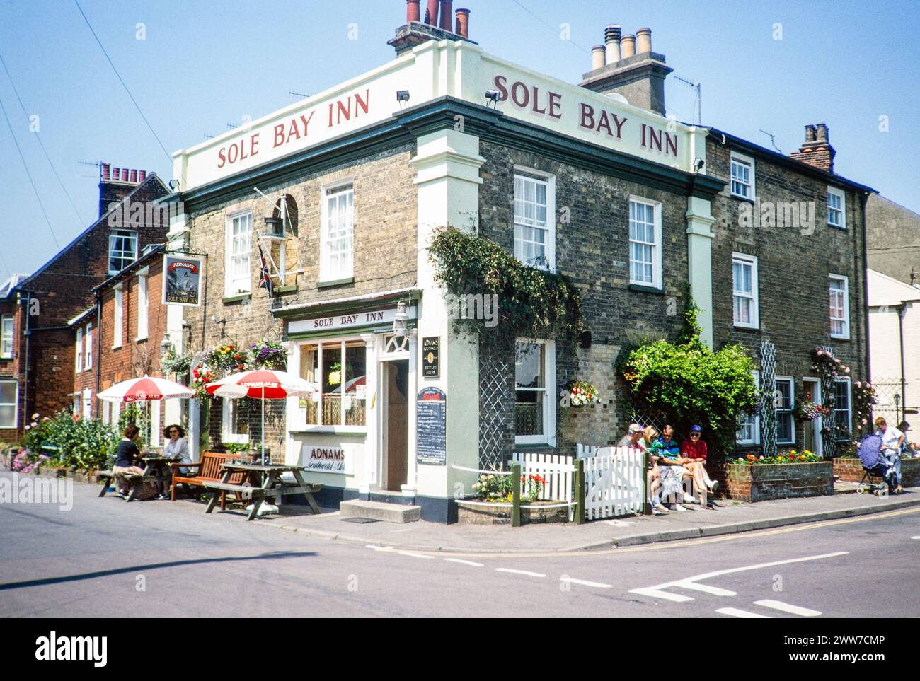 Sole Bay Inn pub, Southwold, Suffolk, England, UK 1980s Stock Photo Alamy