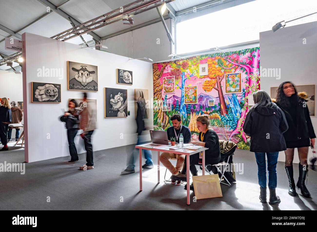 URVANITY 2024 International Contemporary Art Fair in Madrid A general