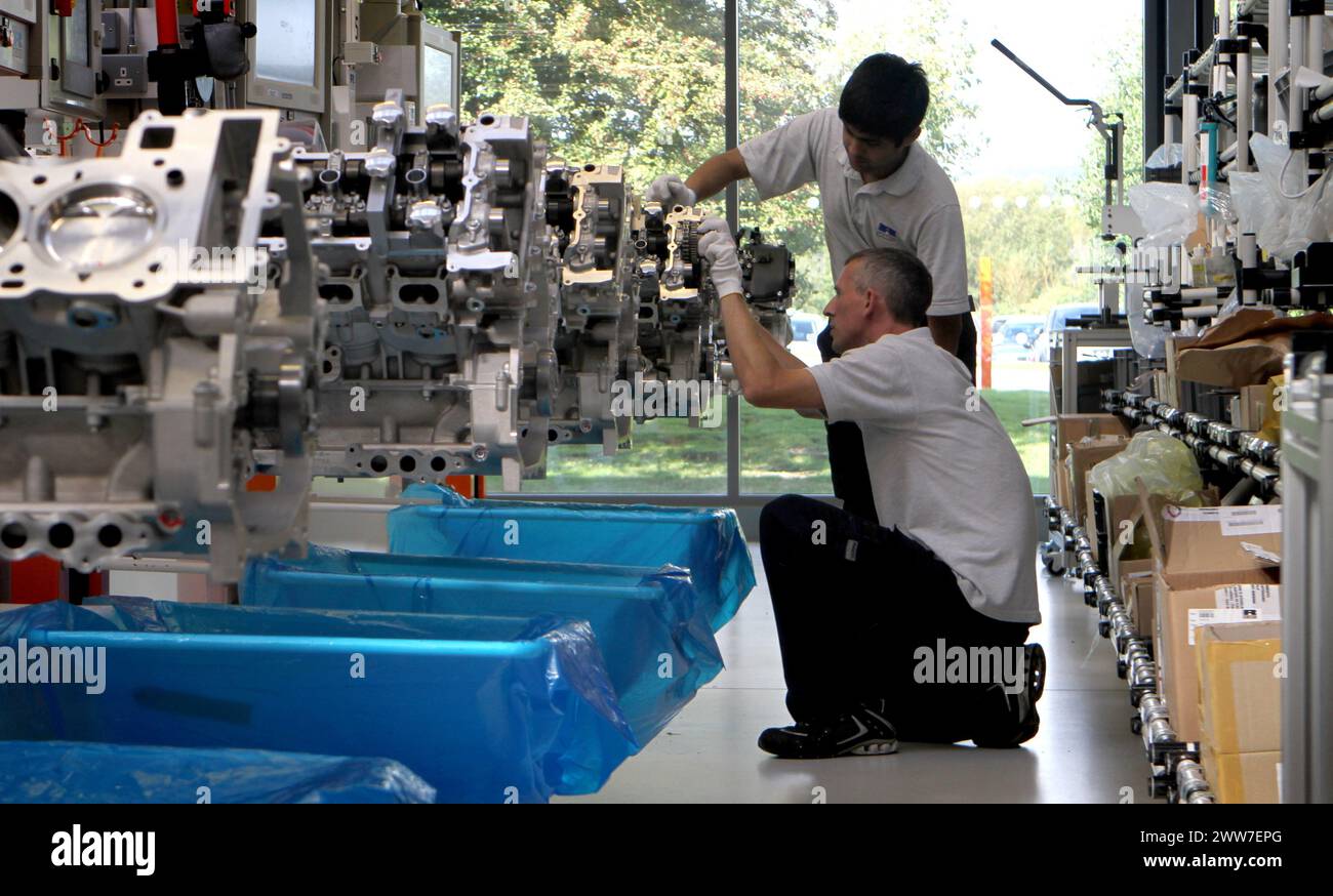 13/09/11  McLaren engines are  built at  Ricardo , Shoreham, Sussex Stock Photo