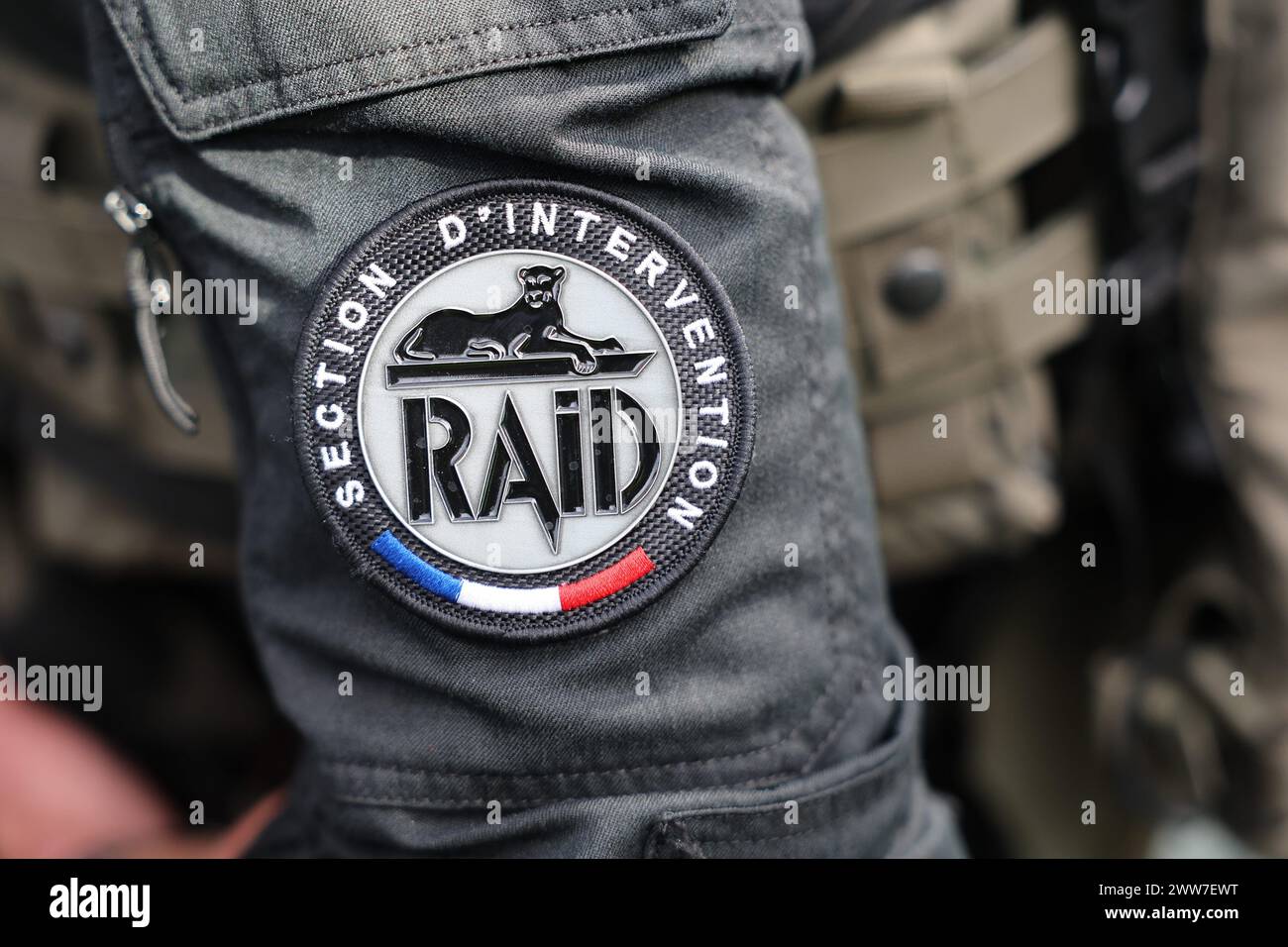 © PHOTOPQR/LE PARISIEN/Le Parisien/Arnaud Journois ; PARIS ; 21/03/2024 ; EXERCICE DU RAID SUR