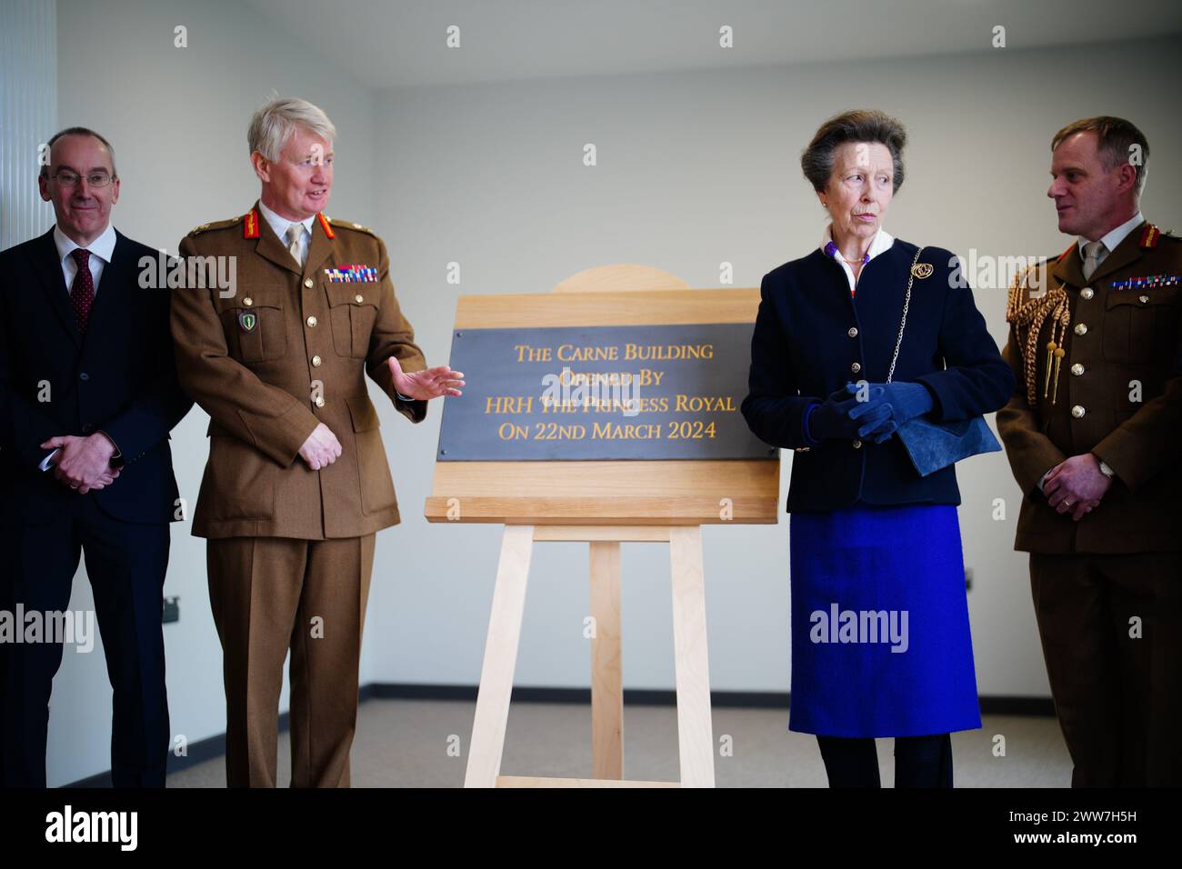 The Princess Royal with Commander ARRC Lieutenant General Sir Ralph ...