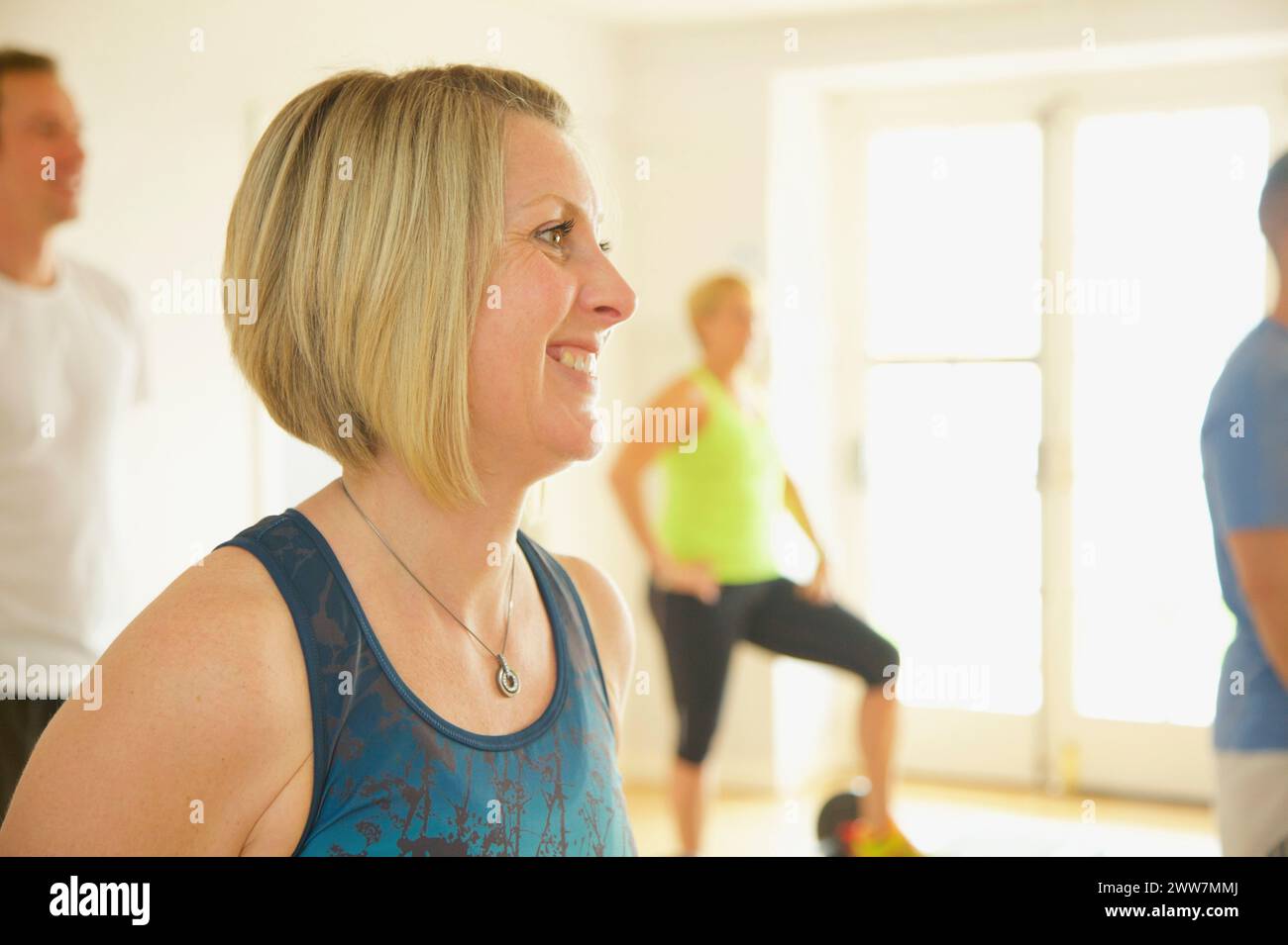 Smiling middle class people hi-res stock photography and images - Alamy