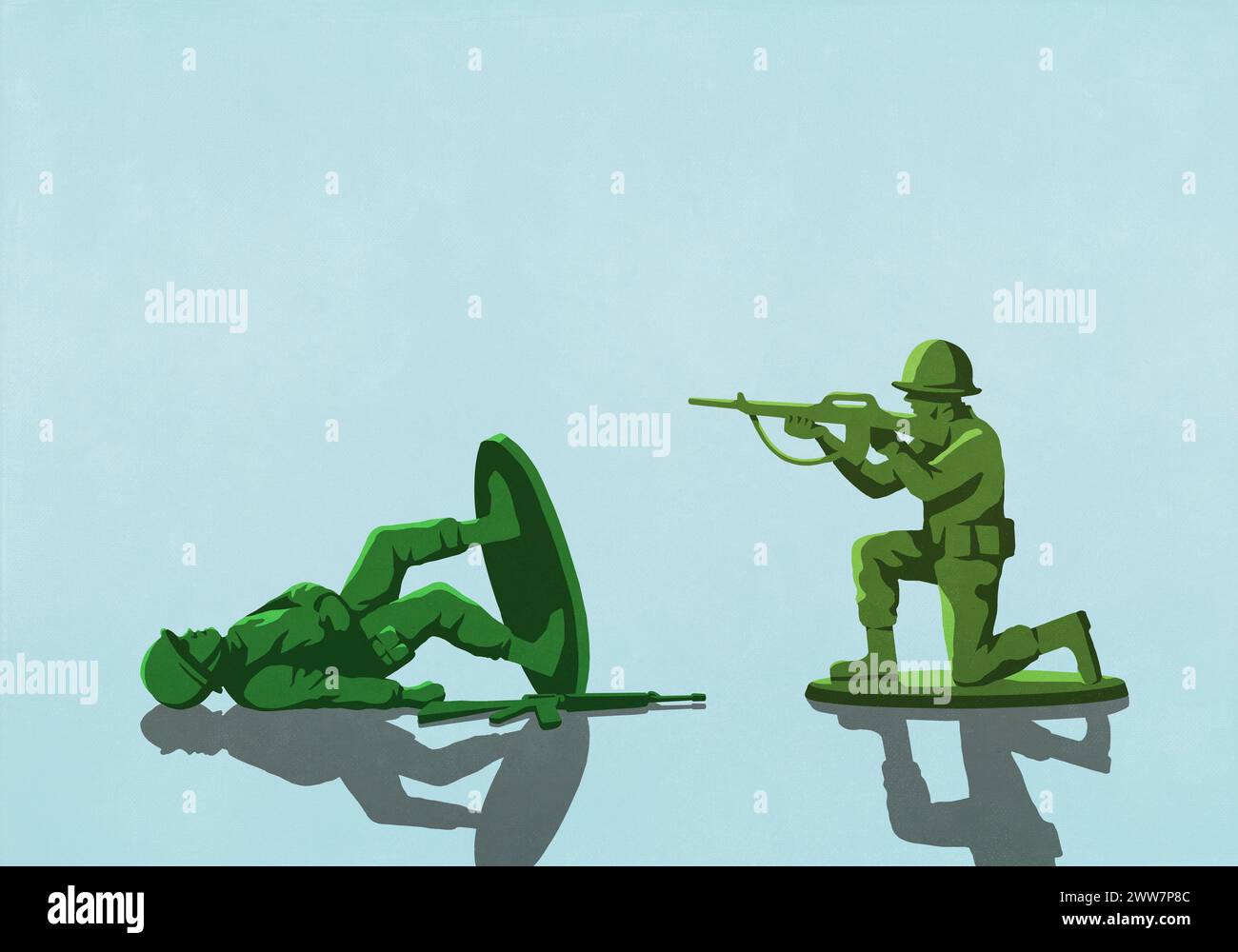 Toy soldier aiming gun hi-res stock photography and images - Alamy