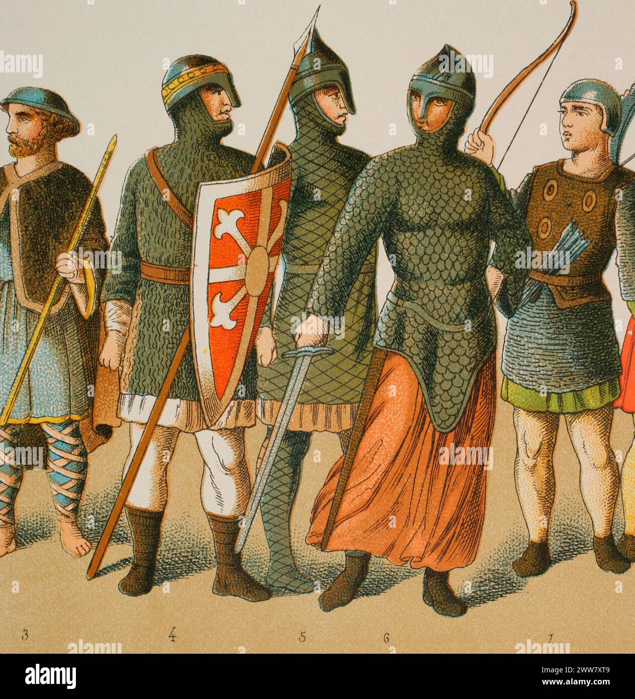 Norman soldier with spear hires stock photography and images Alamy