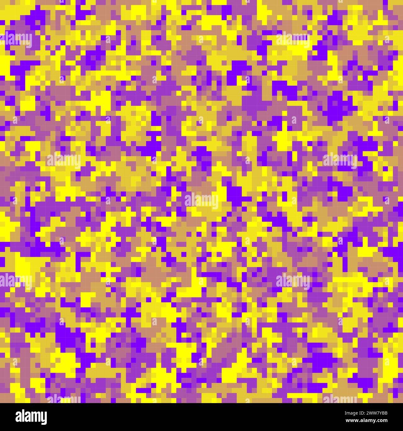 Seamless urban camouflage pattern. The pixel pattern in the foreground ...