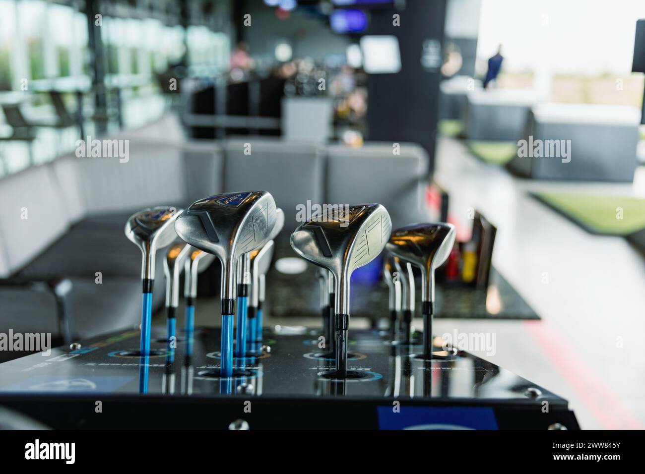 FORT MYERS, FLORIDA, USA - 2 MARCH 2024. A close-up view of the TopGolf ...