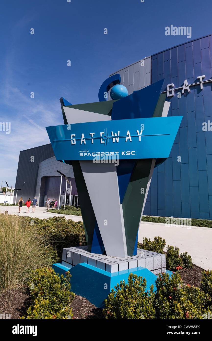 CAPE CANAVERAL, FLORIDA - 14 MARCH 2024. GATEWAY, the deep Space Launch Complex. NASA's Kennedy Space Center CAPE CANAVERAL, FLORIDA USA Stock Photo