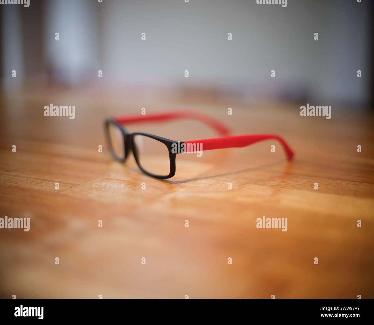 Home / domestic still life, spectacles. Stock Photo