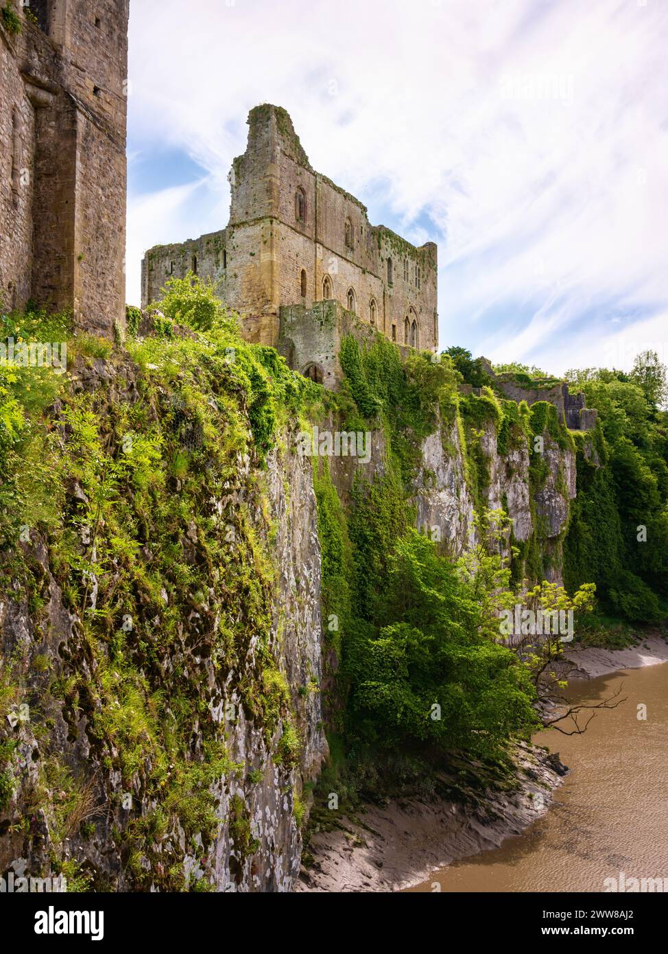 Great Tower, Chepstow Castle, Wales, UK Stock Photo