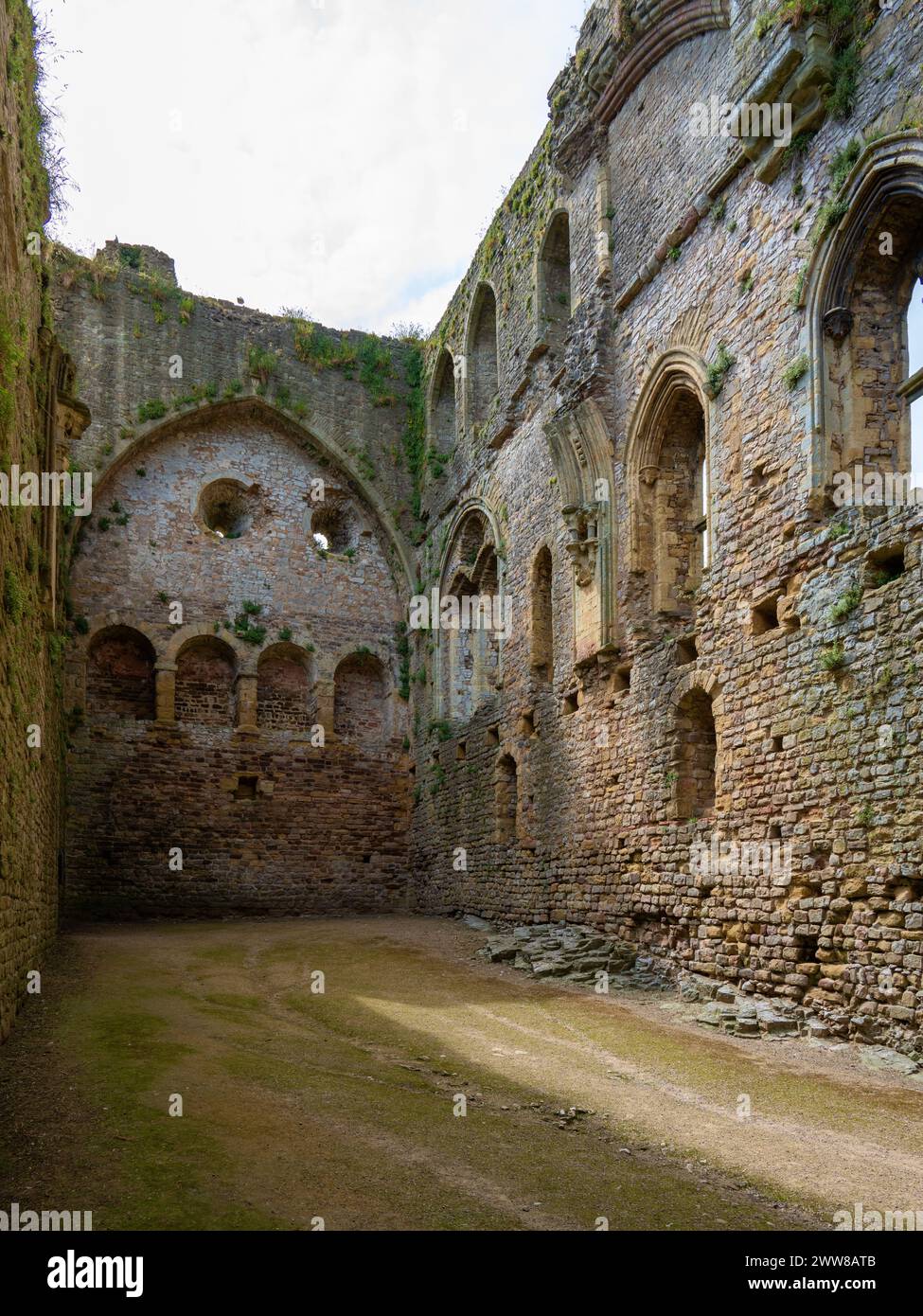Great Tower, Chepstow Castle, Wales, UK Stock Photo