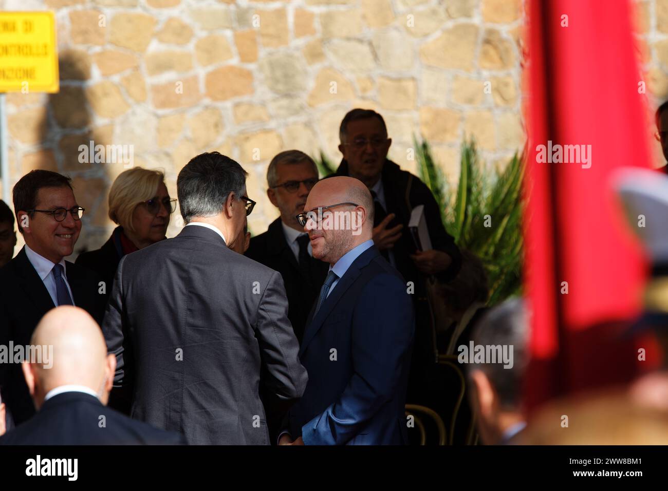 Sindaco Roma Rome, Italy 03 24 2024: Commemoration ceremony for the victims of Nazi ...