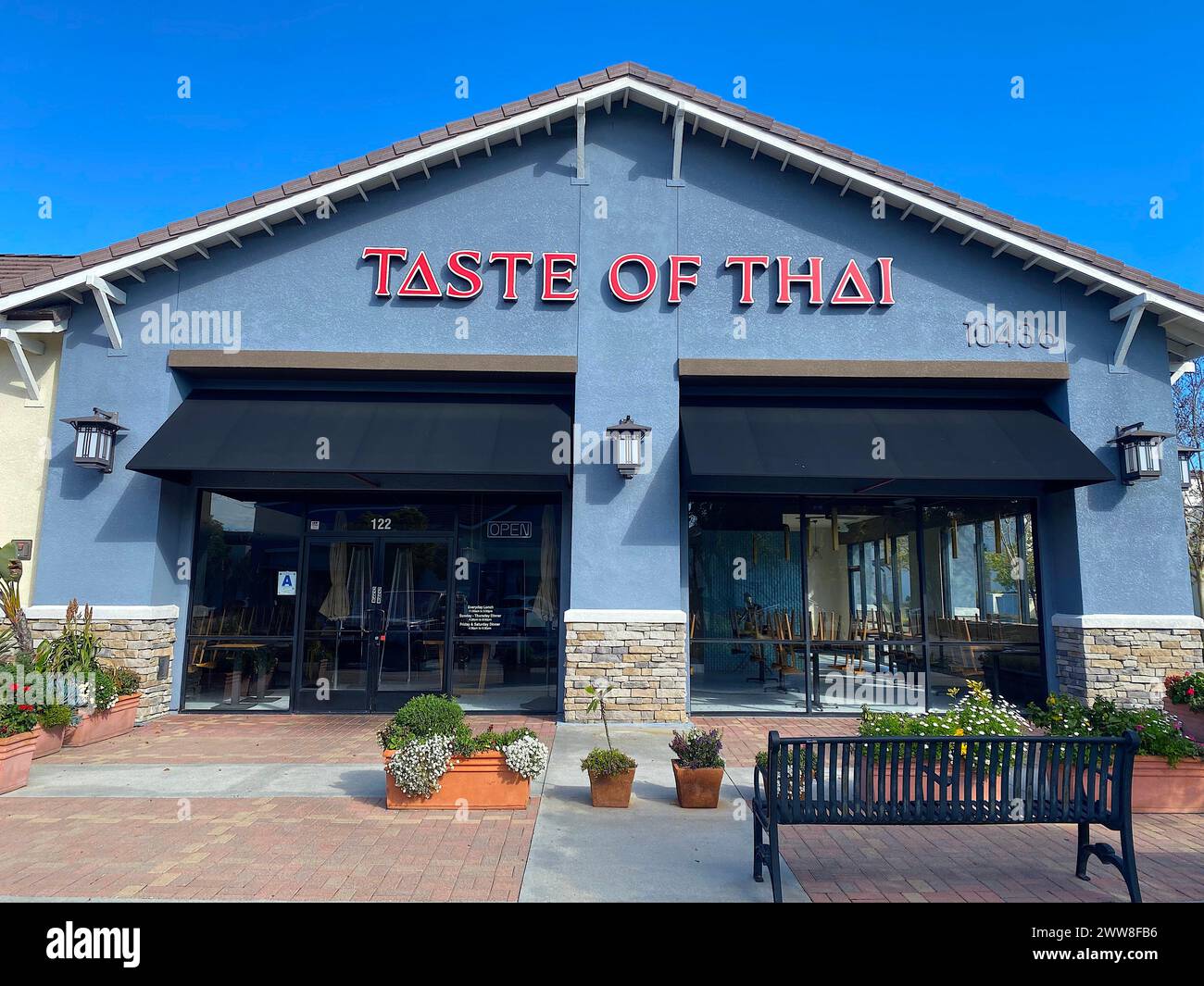 Taste of Thai Restaurant Stock Photo - Alamy