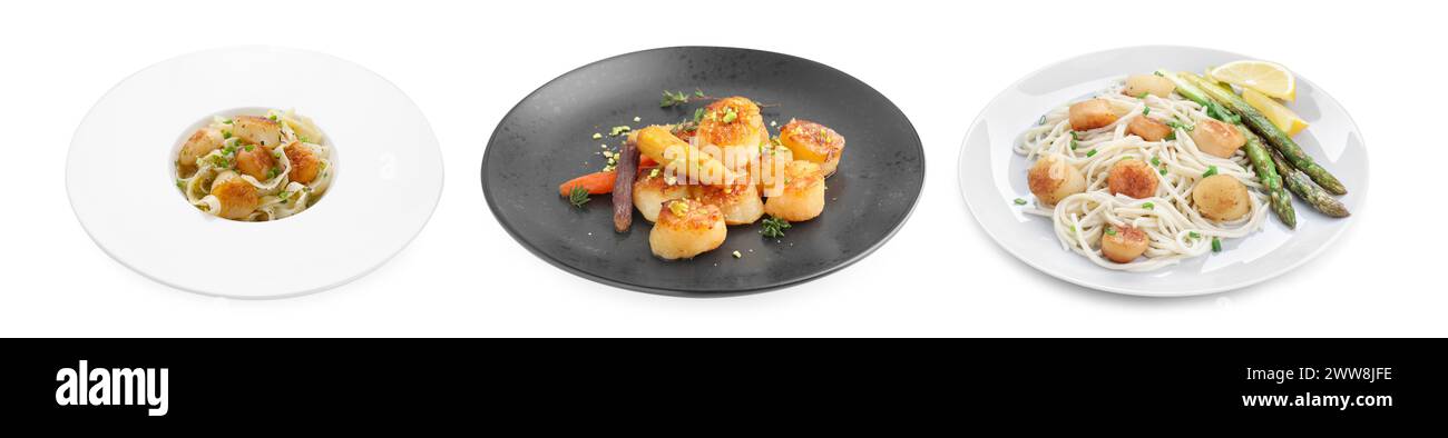 Different dishes seafood on hi-res stock photography and images - Alamy