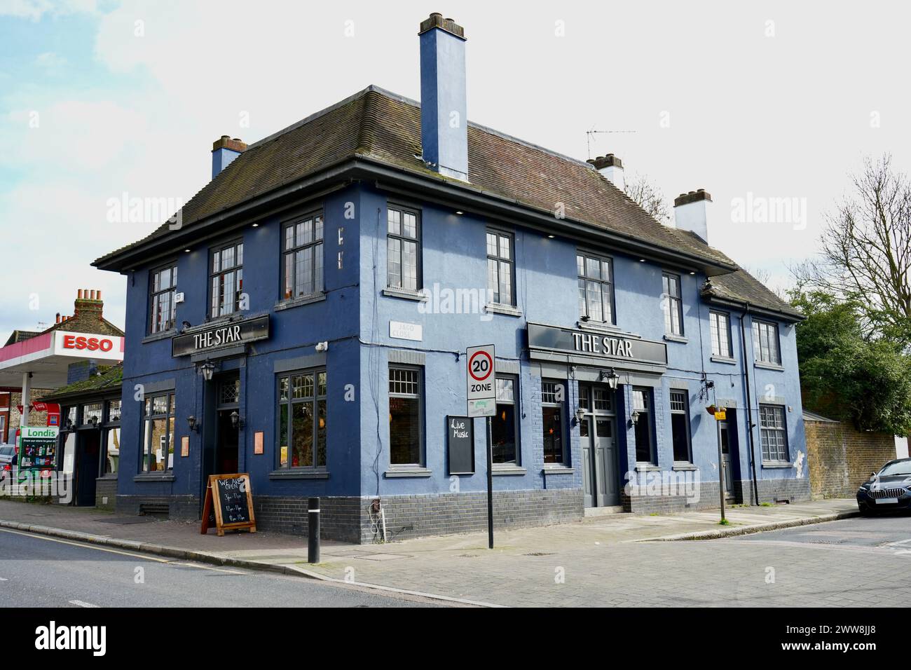 The Star Pub. Typical London Pub. Stock Photo