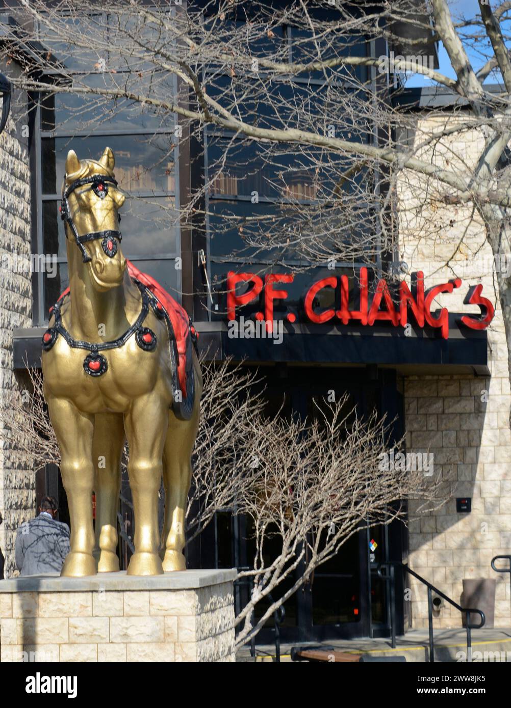 A restaurant, P.F. Chang's China Bistro, in Asheville, North Carolina