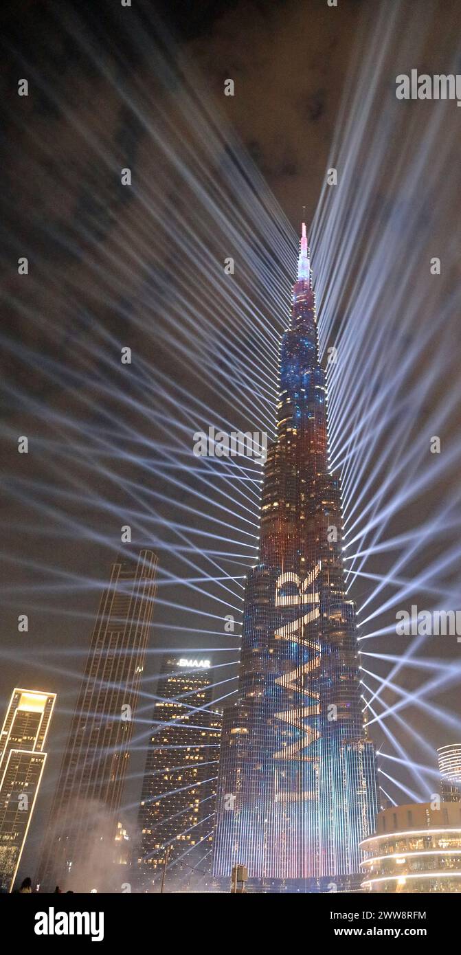 Burj Khalifa, Dubai, UAE Stock Photo