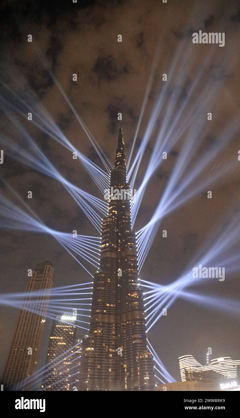 Burj Khalifa, Dubai, UAE Stock Photo