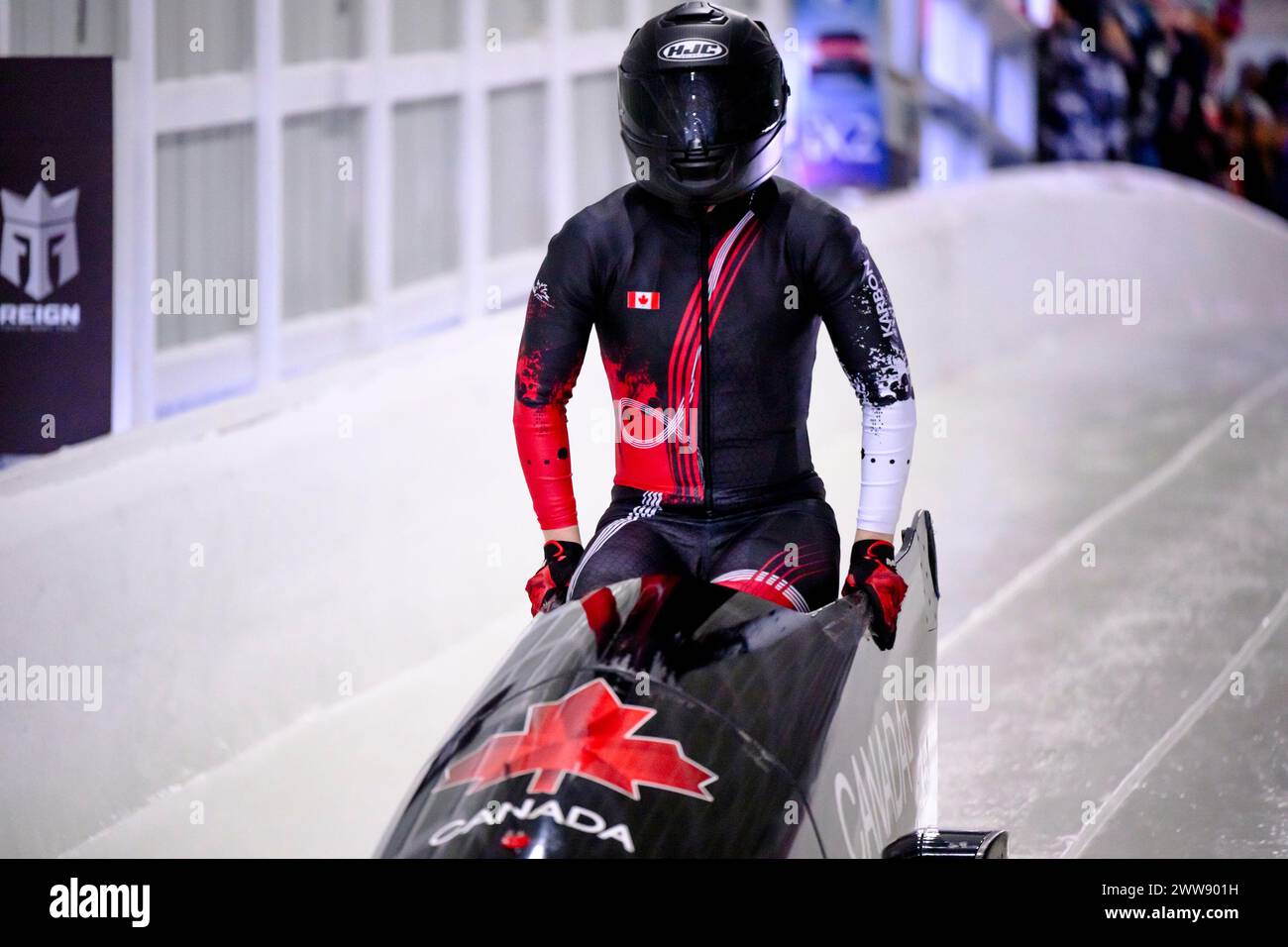 Lake Placid, New York, USA. 22nd Mar, 2024. BLANCA RIBI of CAN at strat ...