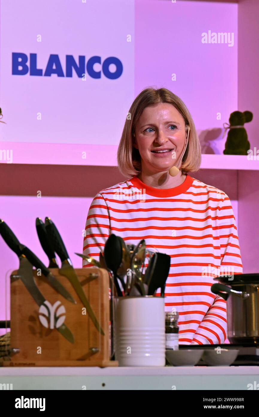 London, UK. 22 March 2024. Levy talks Quick and easy food at