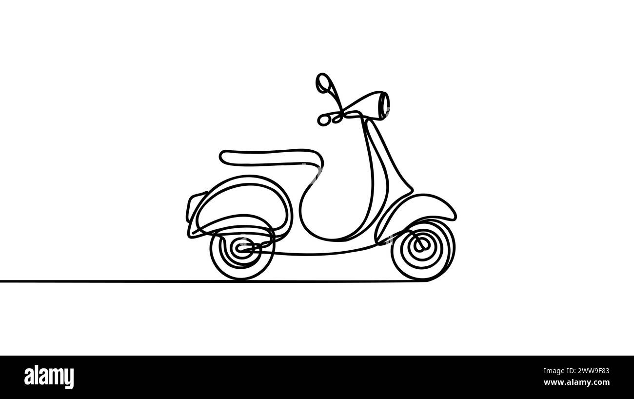 Little motorcycle Stock Vector Images - Alamy