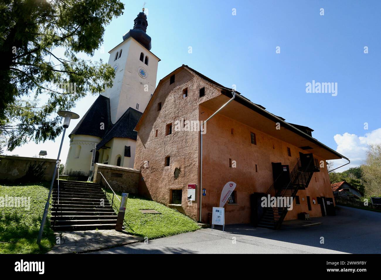 St Andreas Church, Piber, Styria, Austria. Stock Photo