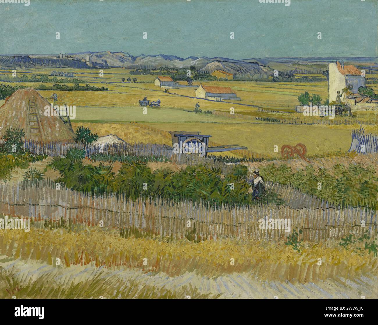 Harvest Vincent van Gogh (1853-1890) Stock Photo
