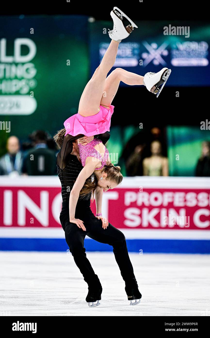 Katerina MRAZKOVA & Daniel MRAZEK (CZE), during Ice Dance Rhythm Dance ...