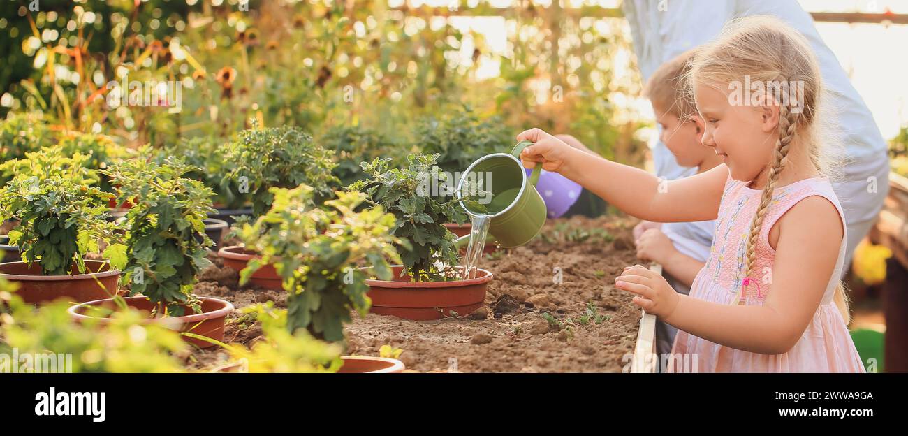 Little Children Working In Garden Stock Photo Alamy Little Children Working In Garden Stock Photo Alamy