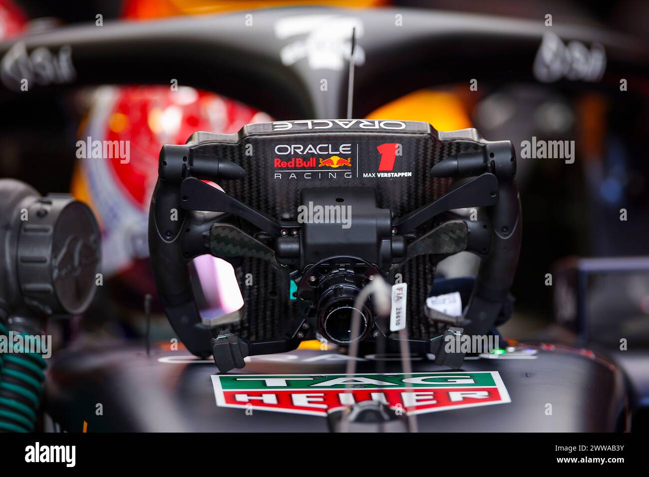Melbourne, Australie. 23rd Mar, 2024. Steering Wheel, 01 VERSTAPPEN Max