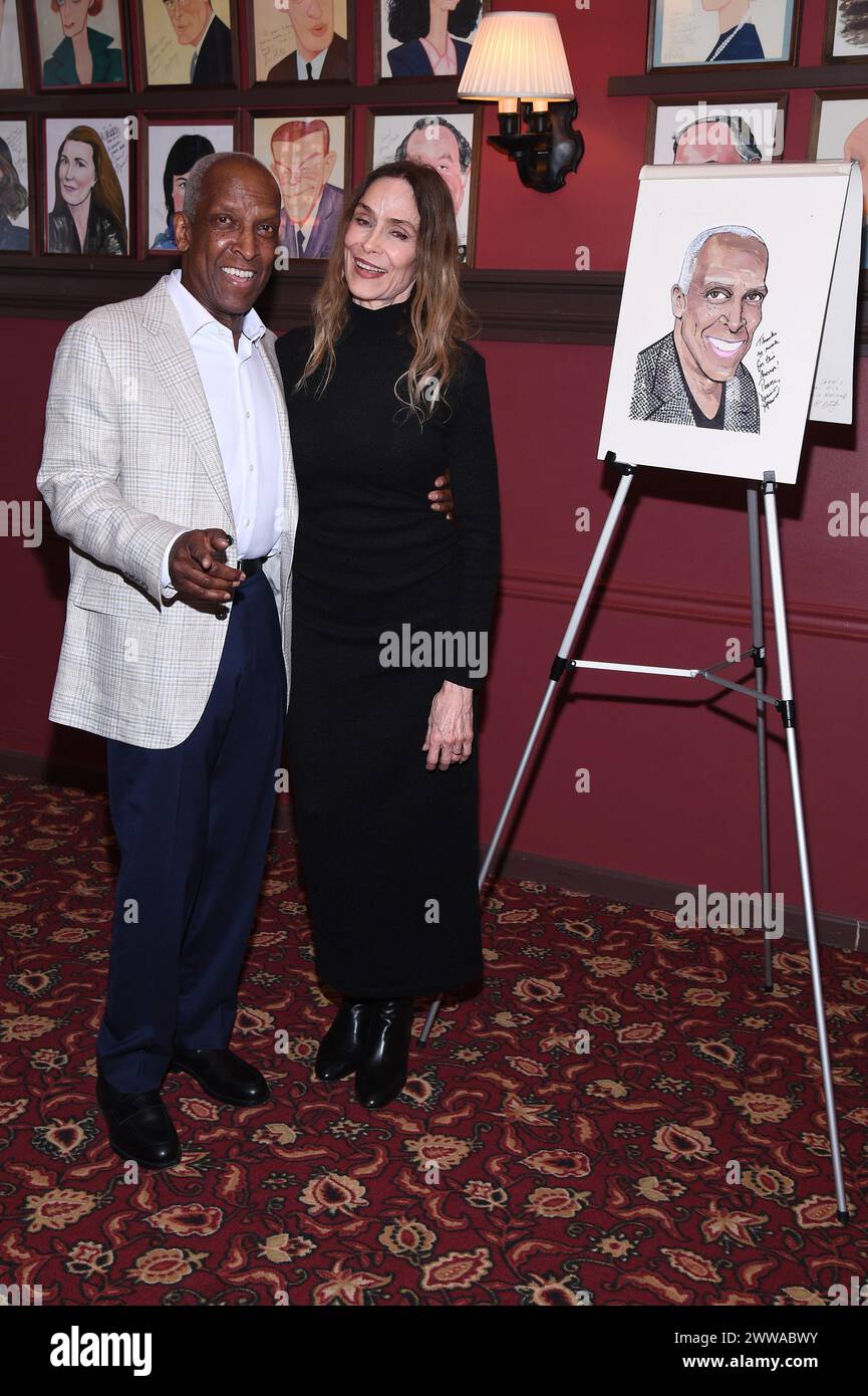 New York, USA. 22nd Mar, 2024. (LR) Dorian Harewood and