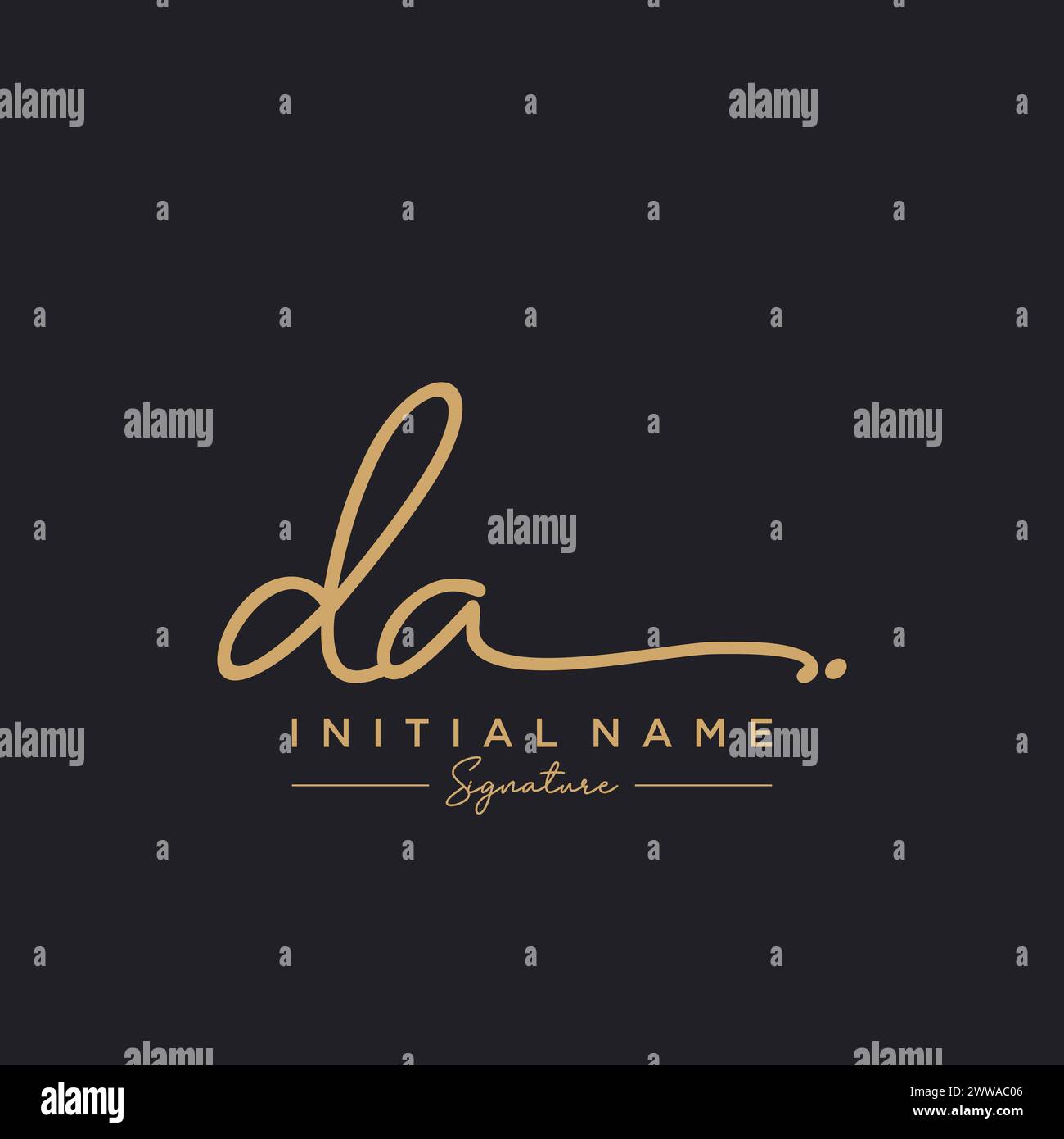 Letter da logo hi-res stock photography and images - Alamy