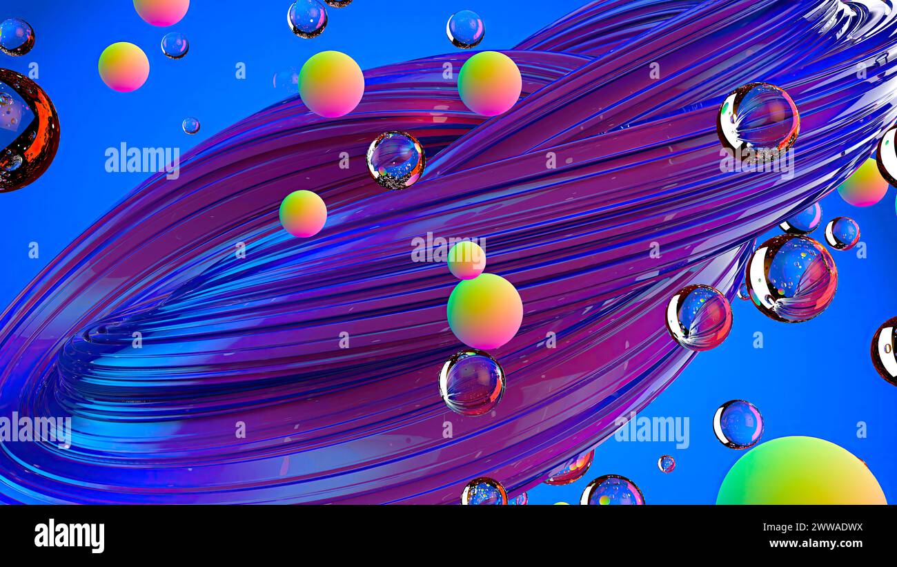 Abstract illustration. Stock Photo