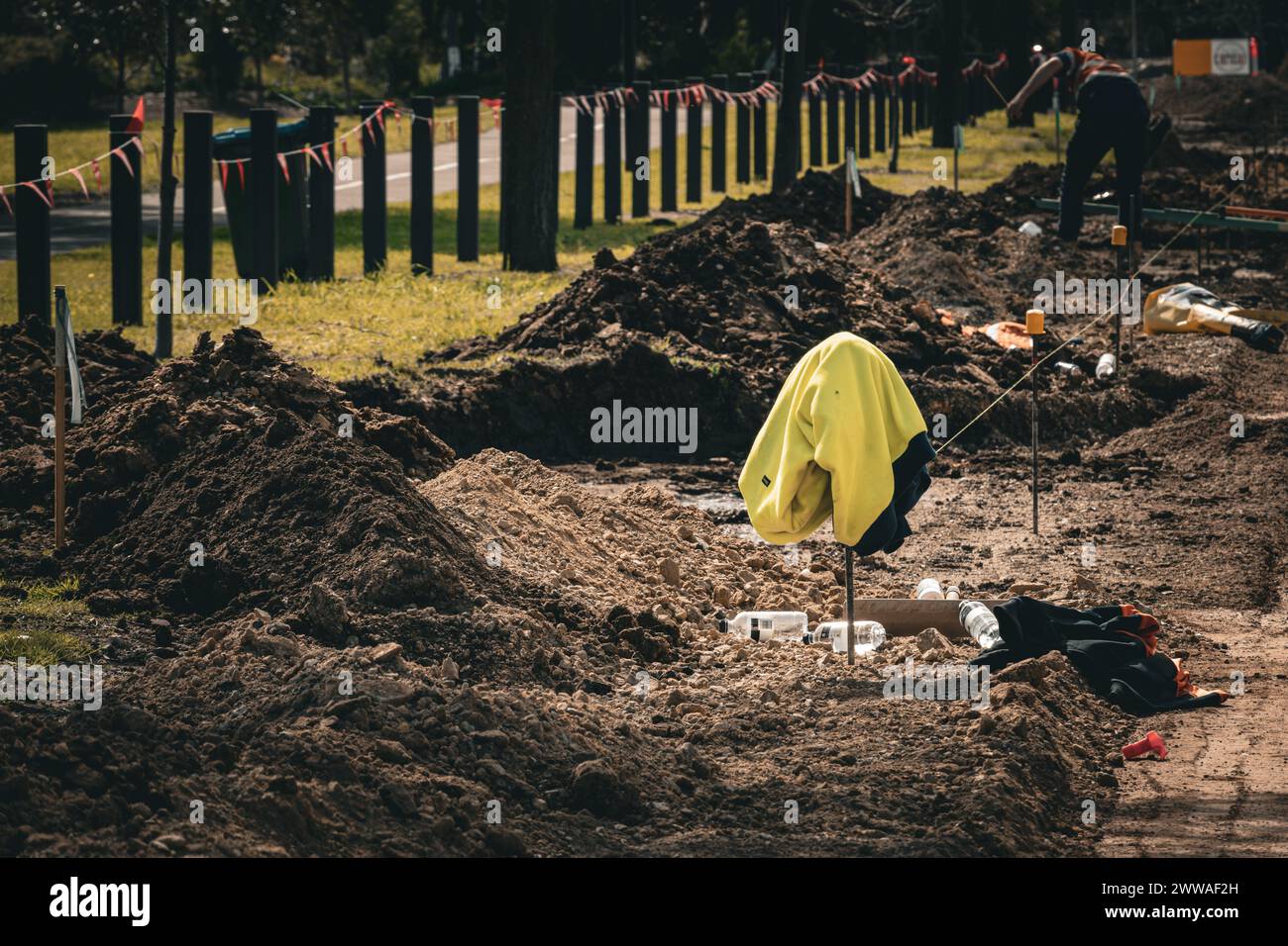 Site active excavation work soil hi-res stock photography and images ...