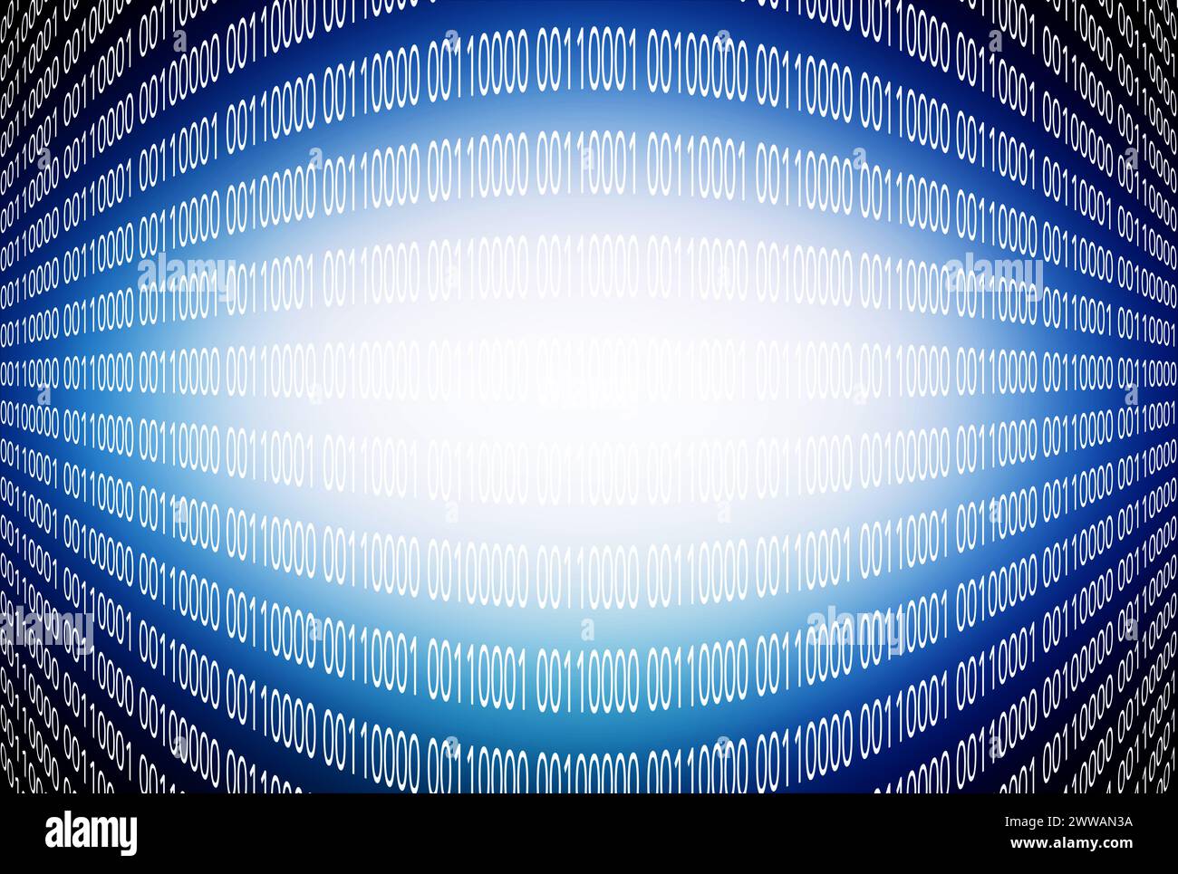 Matrix, coding and numbers for data with graphic for futuristic ...