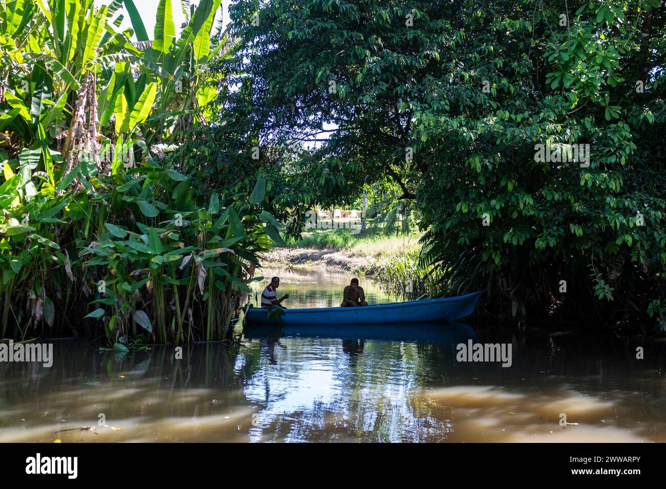Peaceful trip on a canal hi-res stock photography and images - Alamy