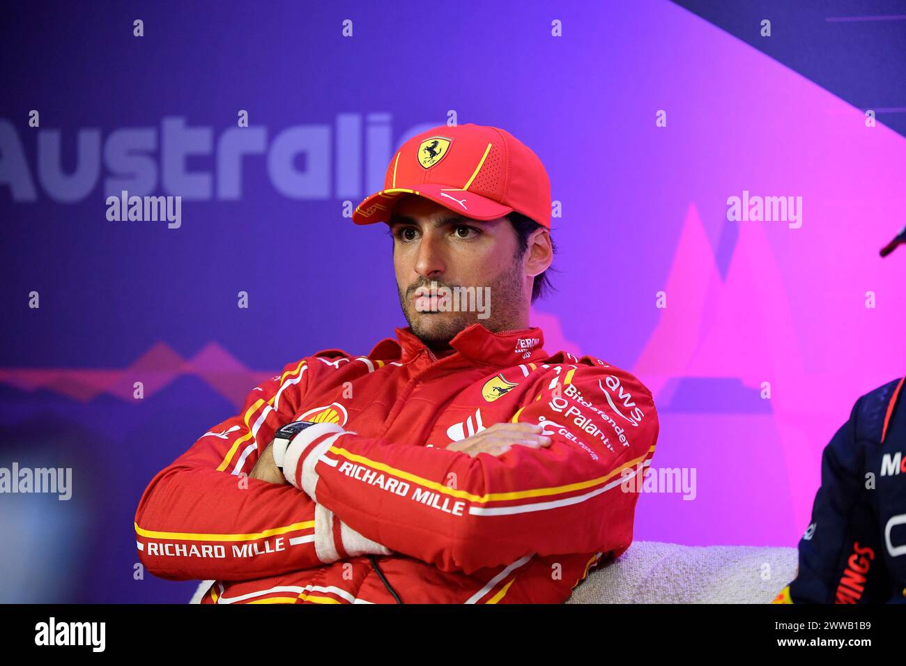 MELBOURNE, AUSTRALIA. 23 March 2024. 55 Carlos Sainz Jr. (ESP) Scuderia