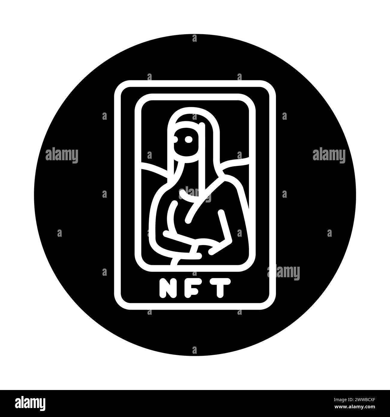 Nft crypto art Cut Out Stock Images & Pictures - Alamy