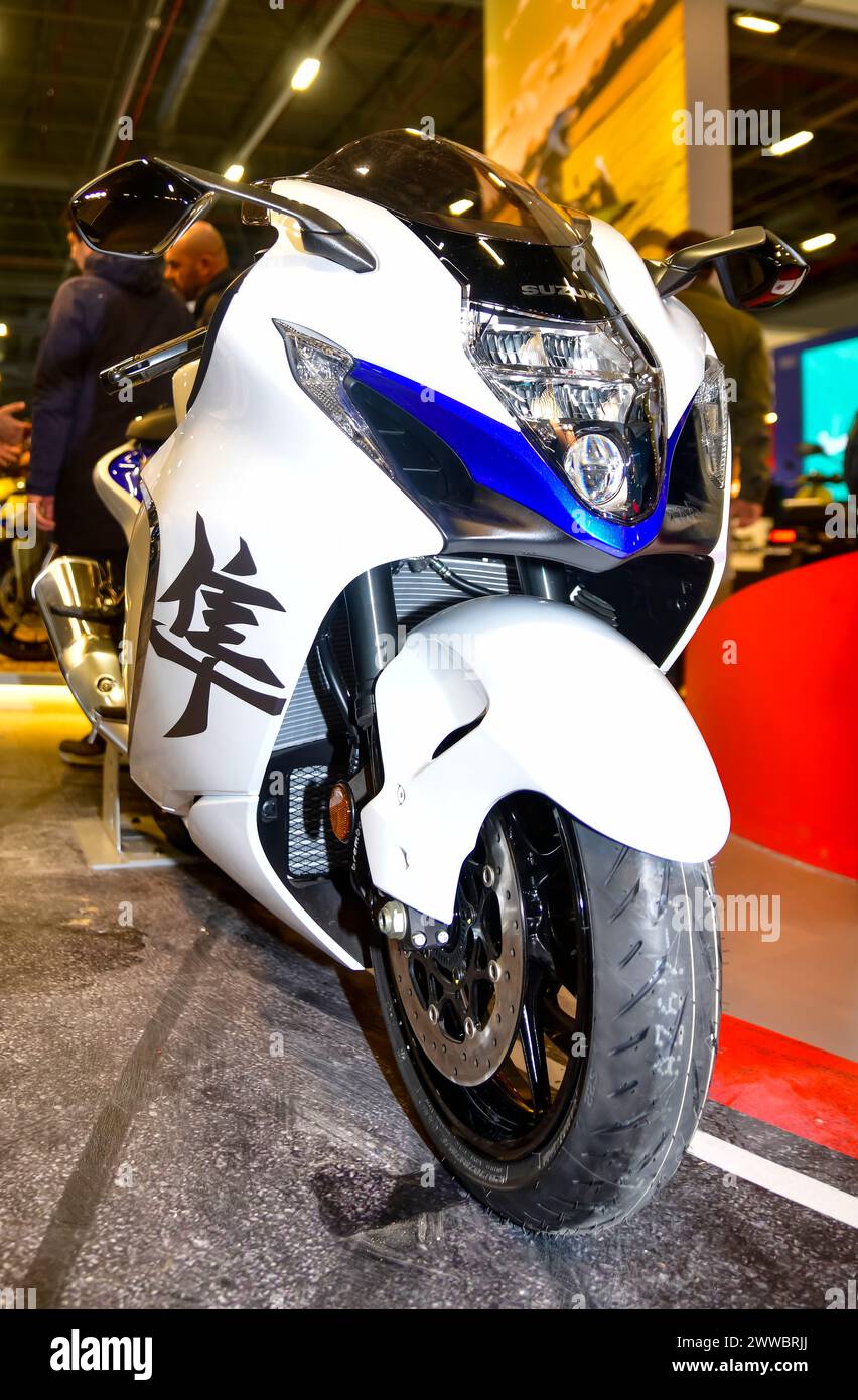 Suzuki Hayabusa Motorcycle Istanbul Turkiye 03 21 2024 Motobike 2024 Stock Photo