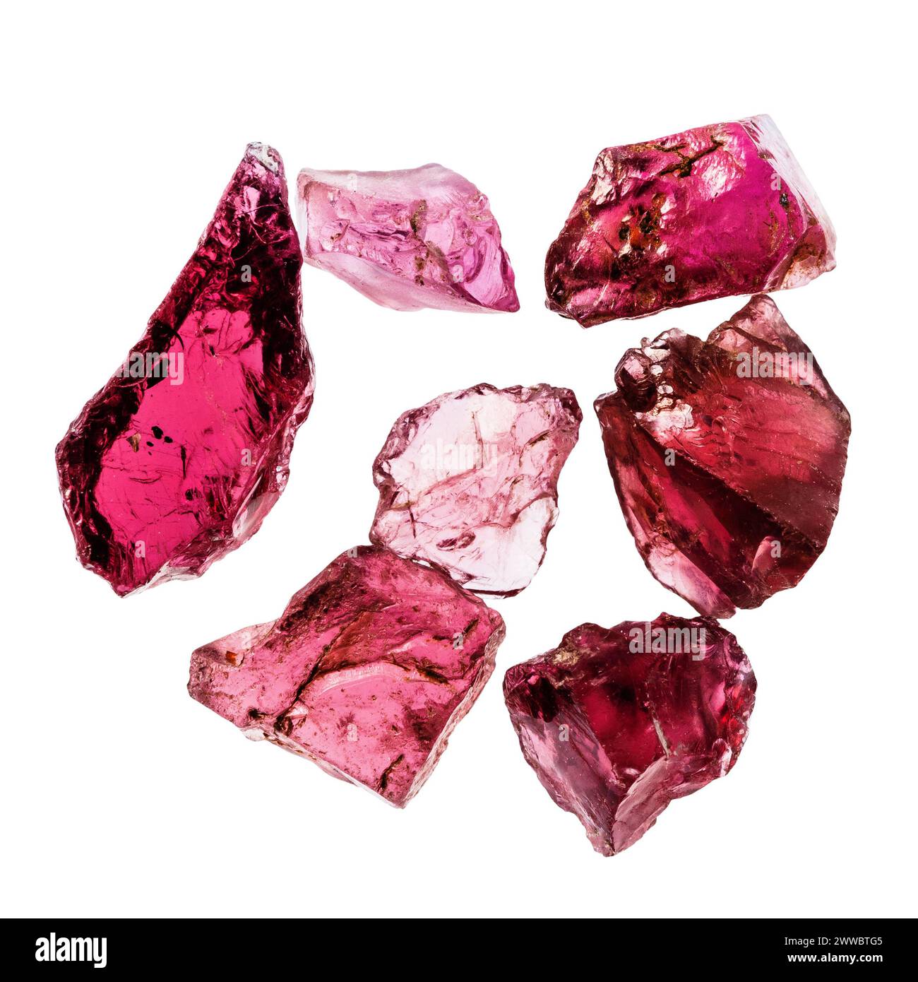 close up of sample of natural stone from geological collection - many ...