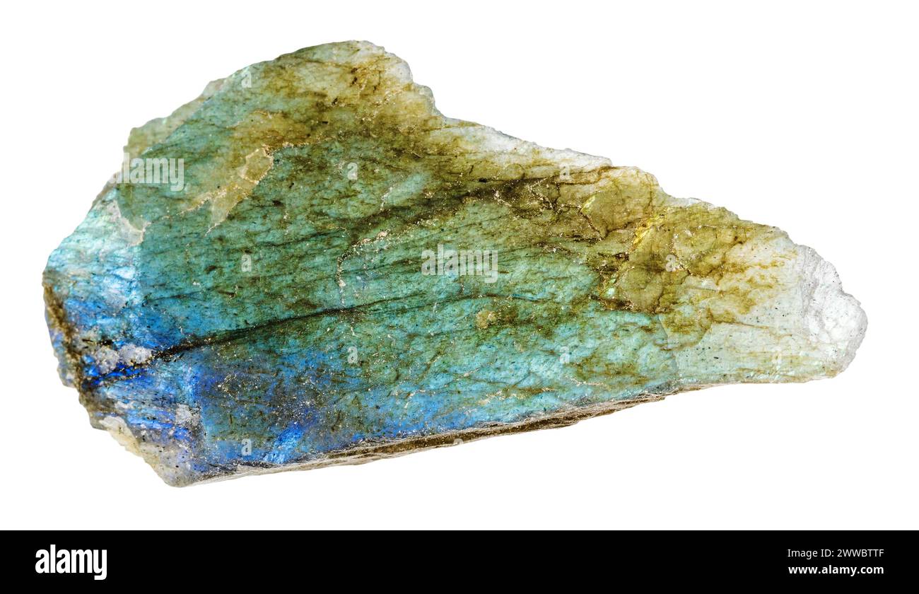 close up of sample of natural stone from geological collection ...