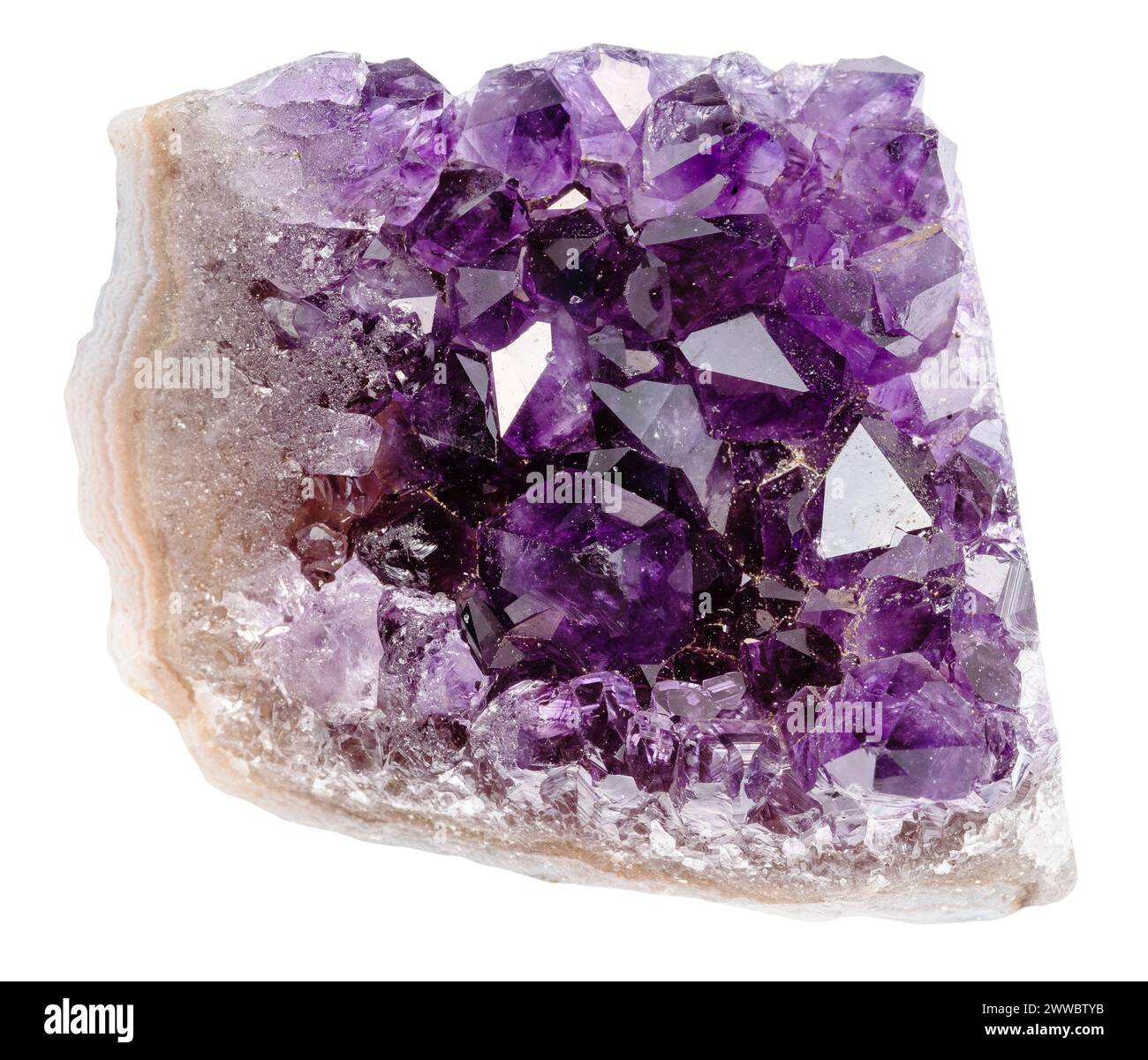 close up of sample of natural stone from geological collection - raw ...