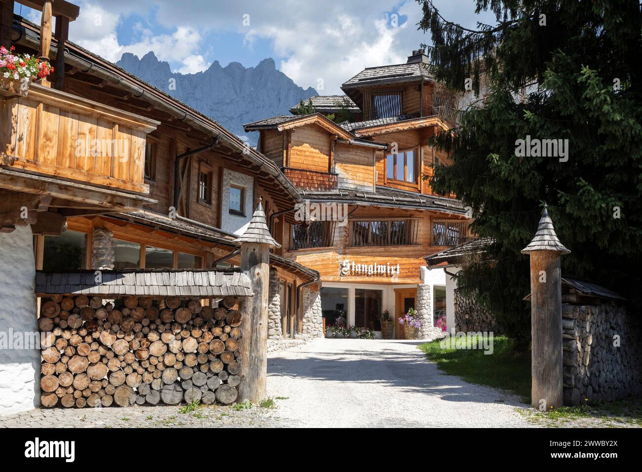 Stanglwirt In Going, Tyrol, Austria Stock Photo