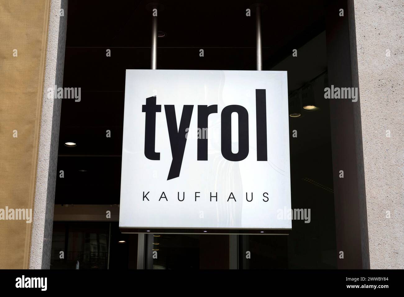 Tyrol Department Store, Innsbruck, Tyrol, Austria Stock Photo