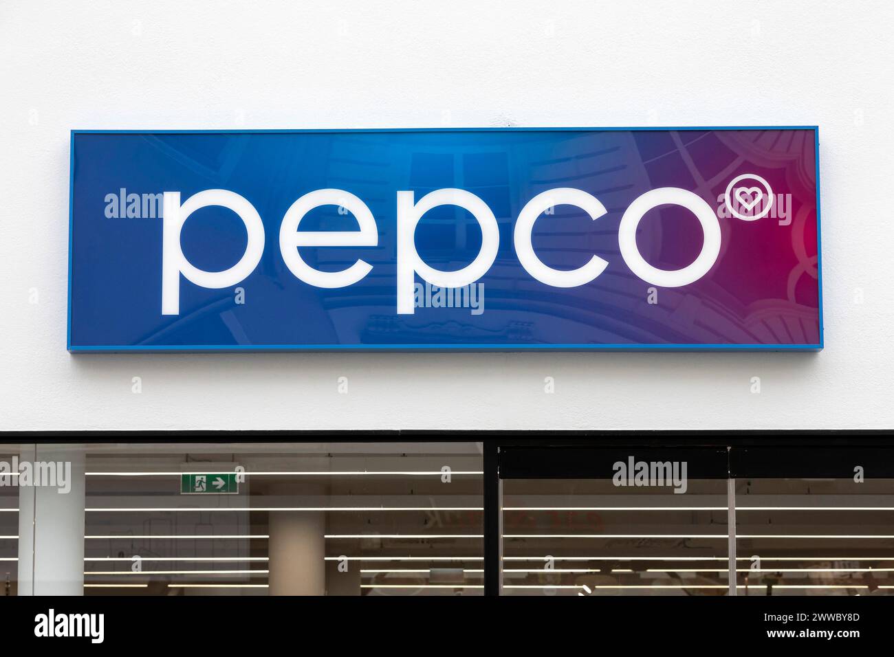 Pepco, Discounter Stock Photo