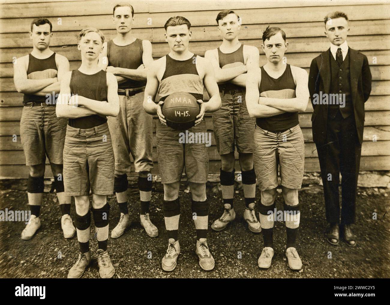 Basketball history vintage basketball stock photo alamy